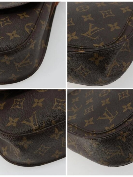 $_12.JPG?set_id=880000500F LOUIS VUITTON Monogram Saint Cloud GM Shoulder Bag M51242 LV Auth 177593